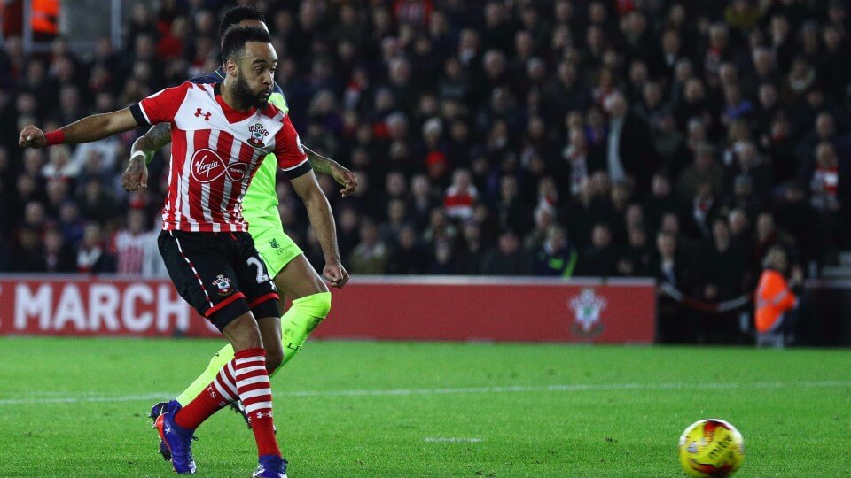 Nathan Redmond, Southampton - Liverpool 11.01.2017